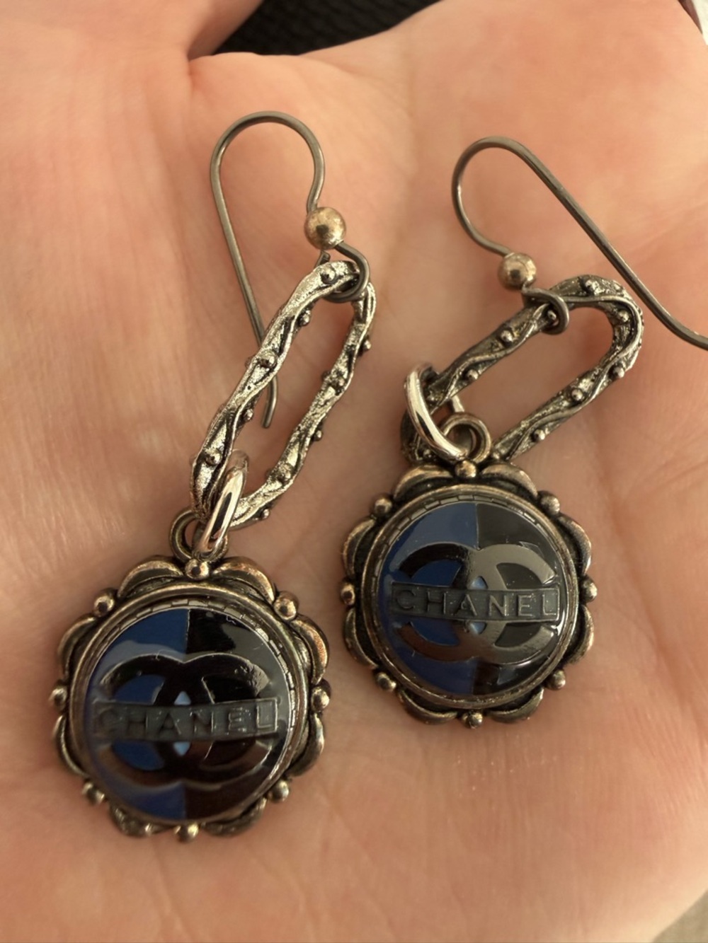 CHANEL Dangle Earrings